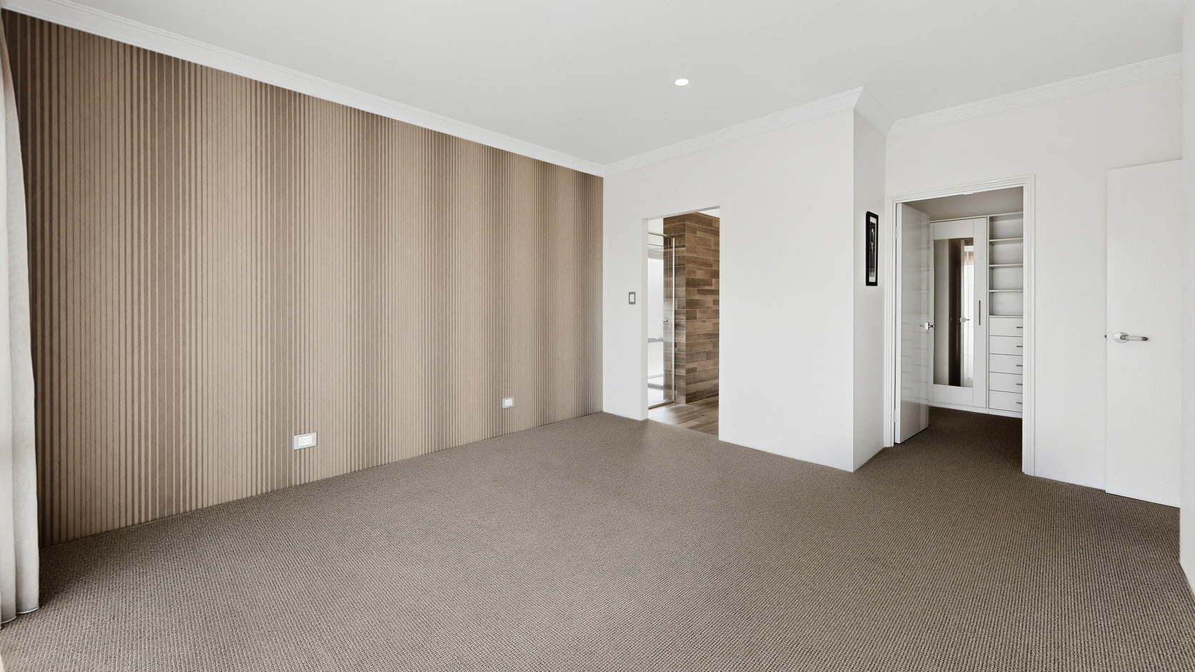Vacant Bedroom Before Digital Staging
