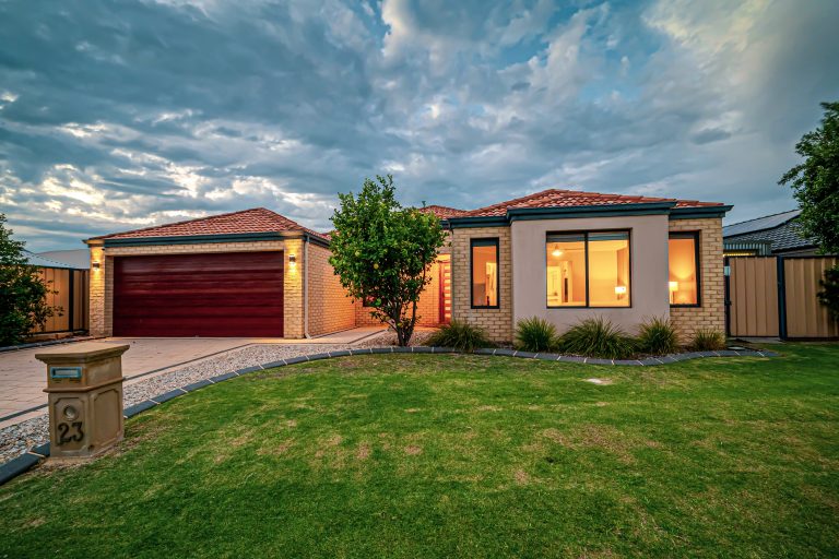 Stylish open-plan living area with modern furniture and natural light in a Tapping family home on Oriole Way