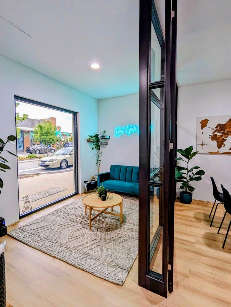 Modern Office With Plants And Seating