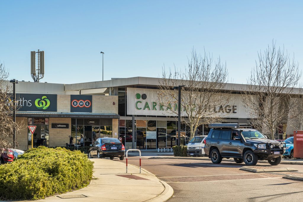 Carramar suburb aerial view with golf course 6031